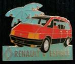 Renault Espace- rood mintgroen pin, Verzenden, Nieuw, Transport, Speldje of Pin