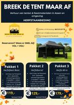 Partytenten, heaters, sfeerverlichting, biertafels - Assen, Ophalen, Nieuw, Overige