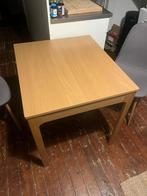 EKEDALEN Uitschuifbare tafel, eiken, 80/120x70 cm, Huis en Inrichting, Tafels | Eettafels, Ophalen, Zo goed als nieuw, Rechthoekig