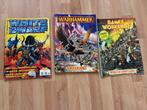 Warhammer rulebook, white dwarf en games workshop magazines, Ophalen, Gebruikt, Warhammer, Boek of Catalogus