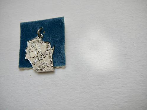 Echt zilveren bedel/hanger Staat WISCONSIN VS echt zilver, Sieraden, Tassen en Uiterlijk, Kettinghangers, Zo goed als nieuw, Zilver