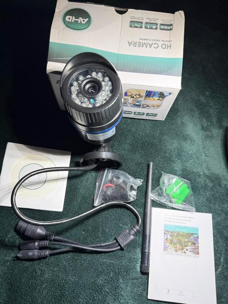 USAFEQLO Beveiligingscamera – Compleet met Accessoires, Audio, Tv en Foto, Videobewaking, Nieuw, Ophalen of Verzenden