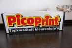 Reclame lichtbak van Picoprint, Ophalen of Verzenden, Gebruikt, Lichtbak of (neon) lamp