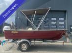 Riga 430 / Consoleboot / 15 pk 4 takt / Biminitop / Trailer!, Watersport en Boten, Vis- en Consoleboten, Gebruikt, Overige brandstoffen