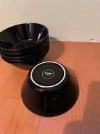 Iittala Teema Zwarte Schalen - 15cm, Ophalen of Verzenden, Overige stijlen, Porselein, Schaal of Schalen