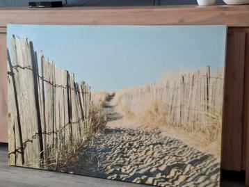 Canvasdoek strandopgang beschikbaar voor biedingen