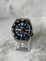 Seiko 5 sports GMT herenhorloge, Gebruikt, Staal, Polshorloge, Ophalen of Verzenden