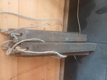 Originele schuiframen contragewicht jaren '20 / '30 beschikbaar voor biedingen