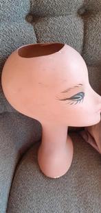 Vintage Mannequin Hoofd tiffany jaren 60, Antiek en Kunst, Curiosa en Brocante, Ophalen of Verzenden