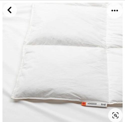 Ikea Hönsbär dekbed (90% eendenveren) 200x200 warm, Huis en Inrichting, Slaapkamer | Beddengoed, Gebruikt, Deken of Dekbed, Tweepersoons
