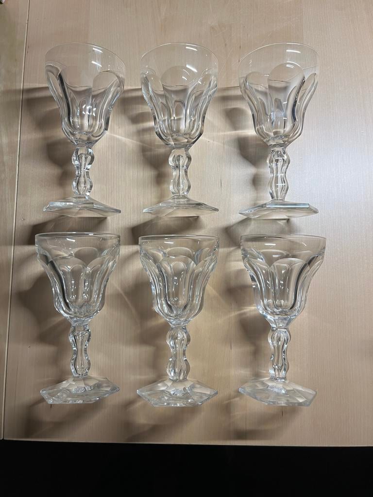 6 Kristallen Port Glazen - Klassiek Design, Ophalen of Verzenden