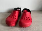 Rode Crocs Maat 12  (=46) - Zien er goed uit!, Kleding | Heren, Schoenen, Ophalen of Verzenden, Zo goed als nieuw, Slippers
