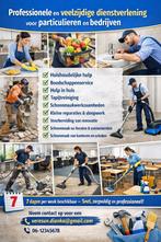 Schoonmaakwerkzaamheden. Huishoudelijke hulp, Diensten en Vakmensen, Huishoudelijke hulp