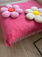 Roze Retro Vintage Deken, Ophalen of Verzenden, Zo goed als nieuw, Roze, Rechthoekig