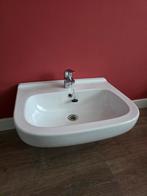 Keramische Sphinx wastafel met mengkraan - niet gebruikt, Ophalen, Nieuw, 50 tot 100 cm, Minder dan 100 cm