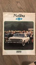 Chevrolet Malibu folder 1979 15 paginas, Gelezen, Ophalen of Verzenden