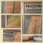 Vintage landkaart Palestina, schoolkaart, Noordhoff, Antiek en Kunst, Antiek | Schoolplaten, Aardrijkskunde, Ophalen