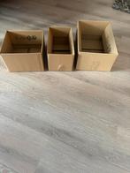 3 maten verzenddozen, Doe-het-zelf en Verbouw, Kratten en Dozen, Ophalen, Minder dan 40 cm, Minder dan 35 cm
