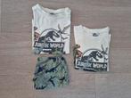 2x jurassic World dino dinosaurus pyjama shortama mt 128/134, Ophalen of Verzenden, Zo goed als nieuw, Jongen, Nacht- of Onderkleding