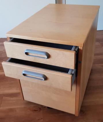 Ikea Effektiv Ladenblok Bureau - Met Wielen - afbeelding 2
