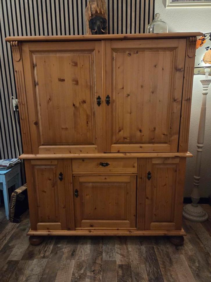 Grenen computerkast in goede staat, Huis en Inrichting, Kasten | Computermeubels, Zo goed als nieuw, 70 tot 120 cm, 70 tot 120 cm