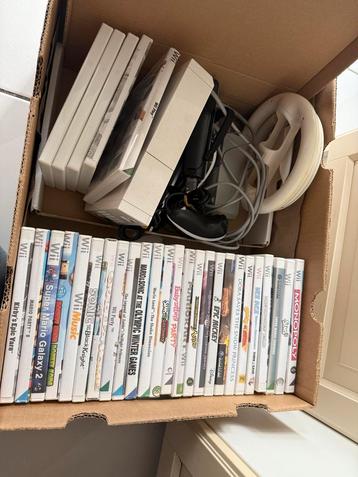 Nintendo Wii Set met Veel Spellen beschikbaar voor biedingen