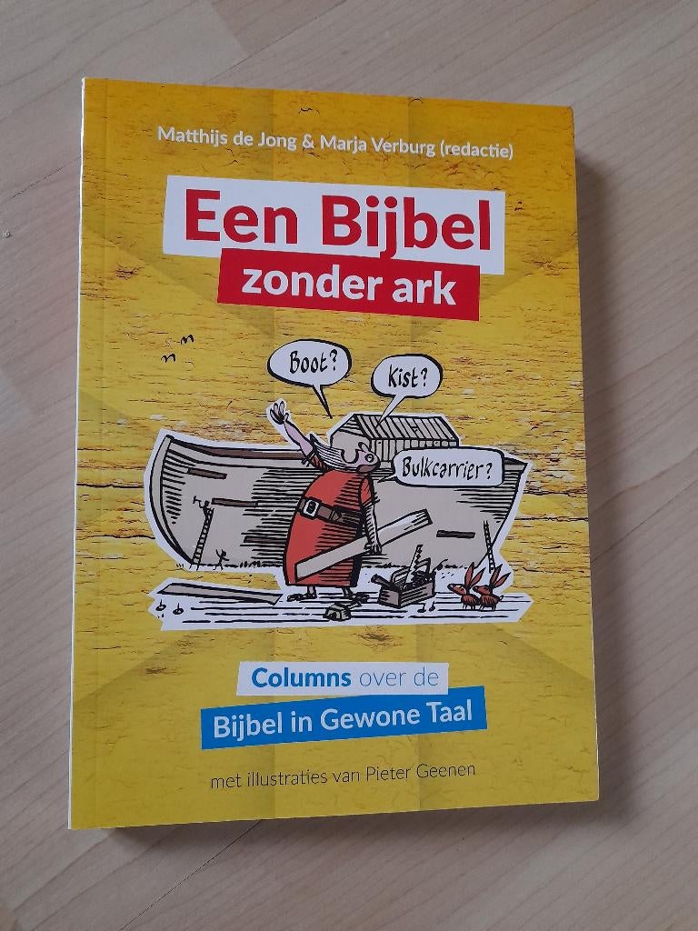 NIEUW EEN BIJBEL ZONDER ARK Matthijs de Jong Columns over, Ophalen of Verzenden, Nieuw