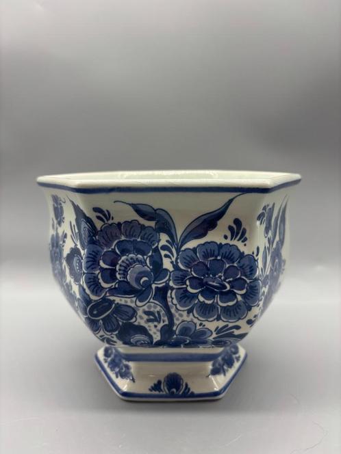 Bloempot Delfts Blauw AAG mt M, Antiek en Kunst, Antiek | Keramiek en Aardewerk, Ophalen of Verzenden