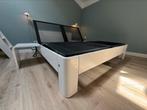 Auping Auronde 160x200 Elektrische bodem, Ophalen, Tijdloos design, Wit, Tweepersoons