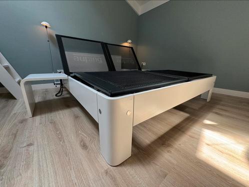 Auping Auronde 160x200 Elektrische bodem, Huis en Inrichting, Slaapkamer | Bedden, Gebruikt, Tweepersoons, 160 cm, 200 cm, Hout