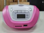 zgan draagbare cd radio + usb + bluetooth sd card, Ophalen of Verzenden, Zo goed als nieuw, Overige merken, Wisselaar