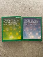Applied statistics and probability for engineers, Boeken, Ophalen, Beta, Zo goed als nieuw, WO