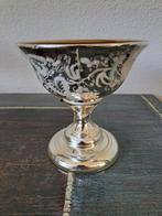 19e eeuw schaaltje armeluis zilver, zilverglas, Ophalen of Verzenden
