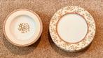 Borden set, plat en diep, Koffietijd Art Design, Ophalen of Verzenden