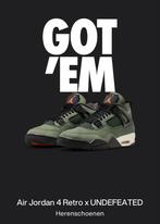 Air Jordan 4 Retro x UNDFTD - Maat 46, Ophalen of Verzenden, Nieuw, Overige kleuren, Sneakers of Gympen