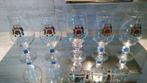 De kluis Hoegaarden 5 bierglazen, Ophalen of Verzenden, Zo goed als nieuw, Bierglas