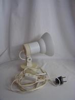 Vintage wit metalen wandspot Enco 246, Ophalen of Verzenden, Gebruikt, Metaal, Jaren 70