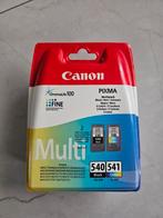 Nieuwe Canon cartridges 540,541,zwart en kleur., Computers en Software, Printerbenodigdheden, Ophalen of Verzenden, Nieuw