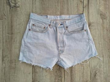 Gave korte Levi's spijkerbroek, denim short Levi 501, maat S beschikbaar voor biedingen