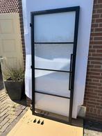 Stalen deur 4 vaks - helder glas 83x201,5, Ophalen, 80 tot 100 cm, Binnendeur, Nieuw