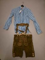 Lederhosen set Duitsland echt leder oktoberfest maddox, Bruin, Maat 48/50 (M), Ophalen of Verzenden, Zo goed als nieuw