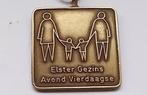 Vierdaagse medaille Elster Gezins Avond  .31mm x 31mm x 2mm, Postzegels en Munten, Penningen en Medailles, Nederland, Overige materialen