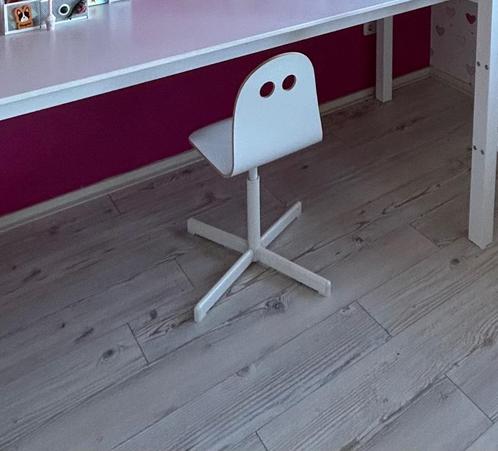 Bureaustoel kind IKEA Valfred sibben, Huis en Inrichting, Bureaustoelen, Zo goed als nieuw, Bureaustoel, Wit, Ophalen