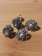 Antieke Zeeuwse Knop Oorbellen Zilver, Ophalen of Verzenden