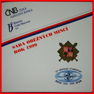 Ⰶ NATO 1949: CZECH REPUBLIC MINT SET 1999 (9 COINS) RARE!  beschikbaar voor biedingen