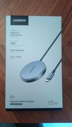 Ugreen MagFlow Qi2 15W MagSafe lader voor o.a. iPhone, Ophalen of Verzenden, Zo goed als nieuw, Apple iPhone