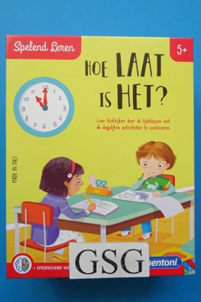Spelend leren hoe laat is het? nr. 66912-00, Hobby en Vrije tijd, Gezelschapsspellen | Overige, Nieuw, Ophalen