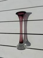 Paarse Glazen Spijkervaas - Vintage Jaren 50, Antiek en Kunst, Ophalen of Verzenden