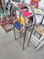 Mooi metalen wijnrek voor 20+ flessen, Ophalen, Gebruikt, 50 tot 75 cm, 15 tot 25 flessen
