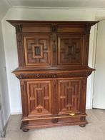 Antieke eikenhouten 4 Deus Kas 190 h 140 b 70 d. €100., Antiek en Kunst, Antiek | Meubels | Kasten, Ophalen